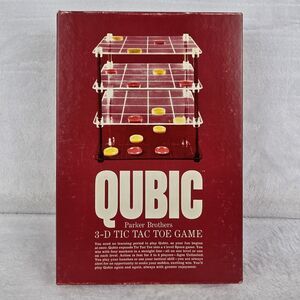 Vintage 1965 Parker Brothers QUBIC 3-D Tic-Tac-Toe Game No.400 Complete